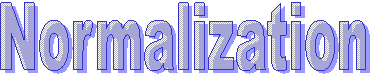 Normalization